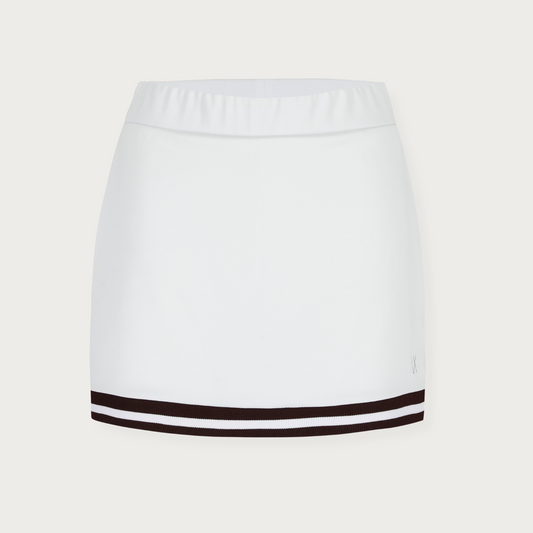 white/burgundy